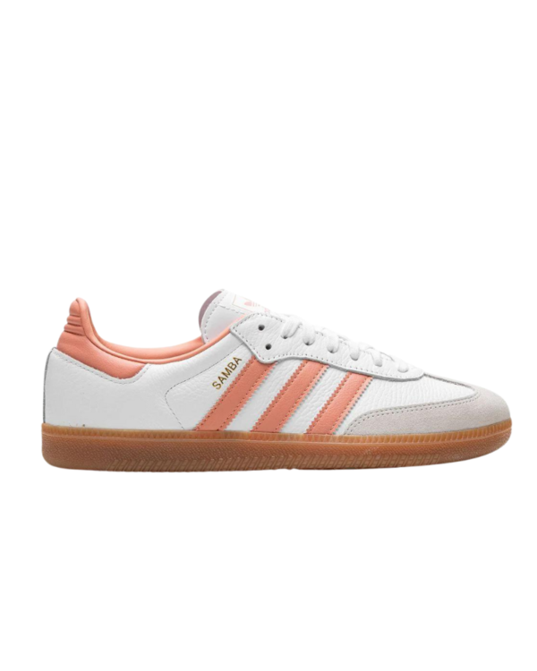 Adidas Samba (White Pink Stripes)