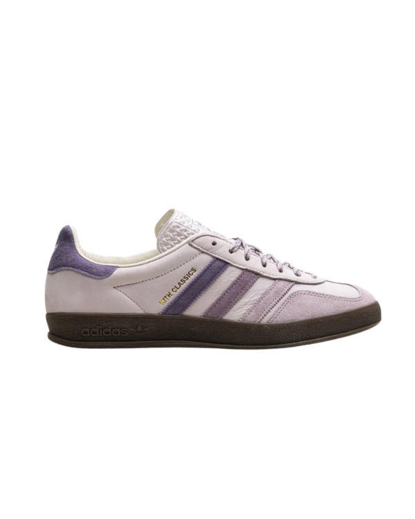 Adidas x Kith Classics Gazelle Indoor "Ash Purple" Sneakers