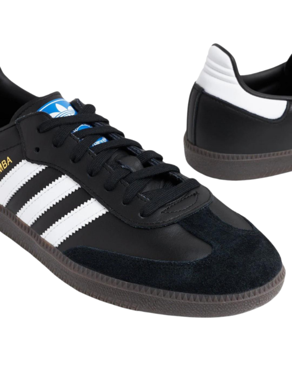 Adidas Samba - (BLACK WHITE STRIPES) - Image 2