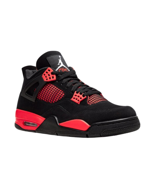 Air Jordan 4 Retro Red Thunder Sneakers - Image 2