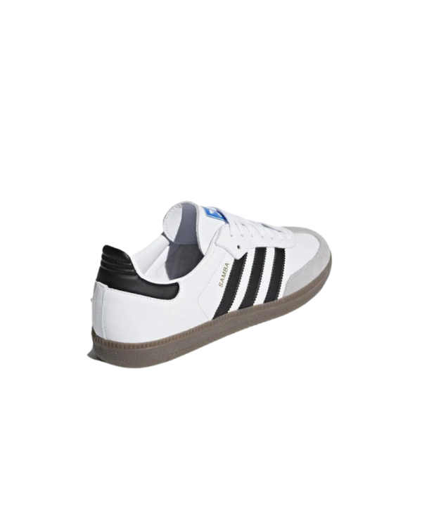 Adidas Samba - WHITE BLACK GUMSOLE - Image 4