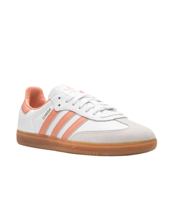 Adidas Samba (White Pink Stripes) - Image 2