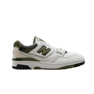 New Balance 550 "White/Dark Olive" Sneakers