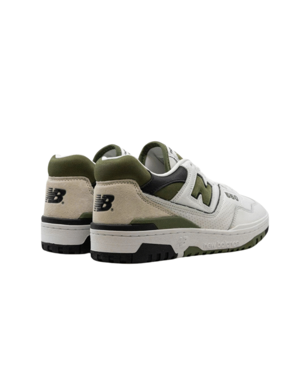 New Balance 550 "White/Dark Olive" Sneakers - Image 5